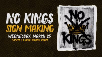 No Kings Sign Making